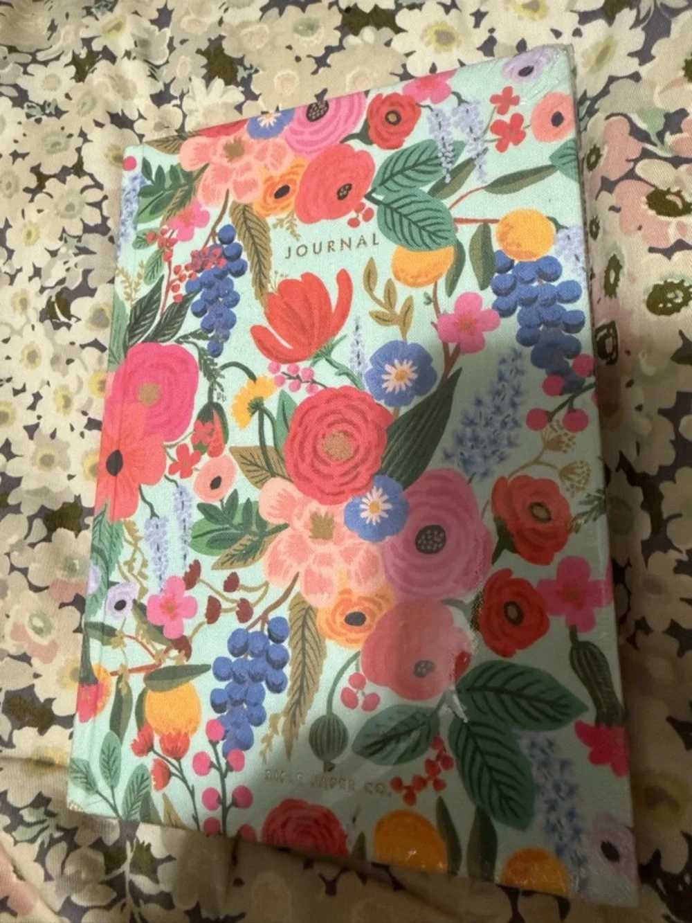 Rifle Paper Garden Party Fabric Journal